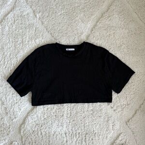 Zara Black Crop Top